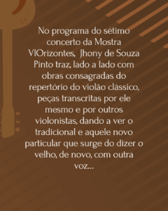 , Programa&ccedil;&atilde;o Mostra, VIOrizontes